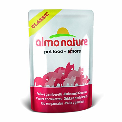 Almo nature HFC Natural Huhn und Garnelen, 24 Beutel (24 x55g)