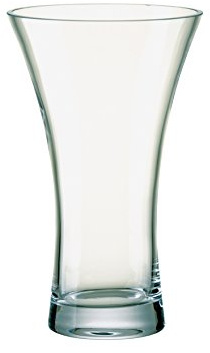 Dornberger - Waisted Glass Vase For Flowers - Tall Flower Vase - 29cm (11.6'') Tall Clear Glass Vase - Mouth Blown - Elegant Vase For Flowers - Vases & Bowls Range