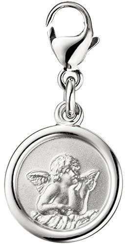 Jobo Damen-Charm Schutzengel aus 925 Sterling Silber