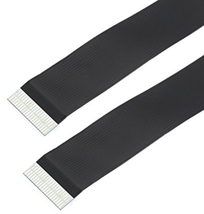 chenyang Dicke 0,3 mm Pitch 0,5 mm 20-poliges flexibles Flachbandkabel 1,64 Fuß/0,5 m für HDMI-Anschluss, Raspberry Pi, GoPro, Mini-Display, Drohne, Kamera, Gimbal