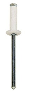 Cofan 07204016BL Remache de Apertura en Flor, Blanco, 4.0 x 16 mm