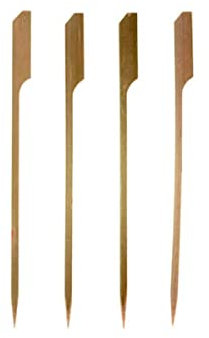 100 pinchos de madera de bambú Spadine Golf 15 cm