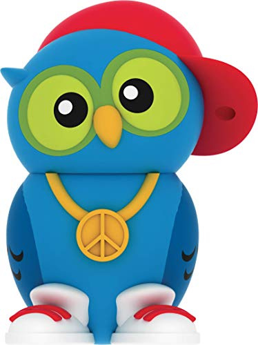 EMTEC Clé USB 2.0 Compatible M341 DJ Owl - 16Go, Schwarz