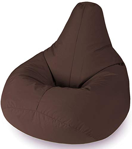Beautiful Beanbags - Kids Highback Beanbag Chair, 35in - Brown