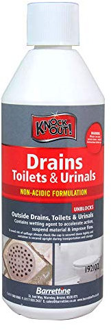 Knock Out New Drains/Toilets and Urinals, 500 ml