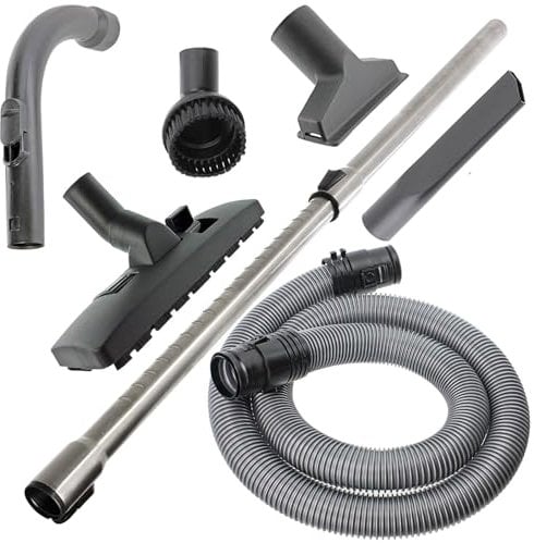 SPARES2GO 1.7m Hose Pipe, Curved Wand Handle, Telescopic Extension Rod & Tool Kit Compatible with Miele C1 S2000 S2 Series Vacuum Cleaner
