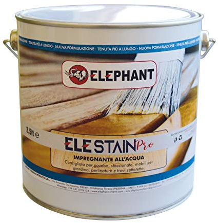 ELE STAIN PRO 2,5lt | Impregnante per legno all'acqua (Trasparente)