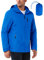33,000ft Regenjacke Herren Wasserdicht Outdoorjacke Leichte Freizeitjacke Packbare Windjacke Fahrrad Regenmantel mit Kapuze Hell Blau 2XL