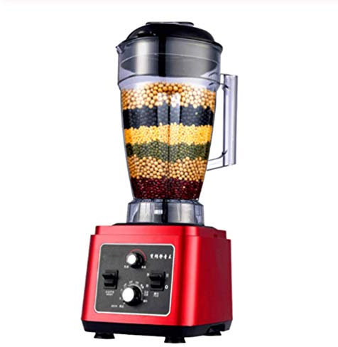 QREZ Blender Smoothie Maker, Jug Blender Smart Blender Juicer Professional Commercial for Vegetables And Fruit Smoothie Maker Blender Food Processor 45000RPM 2800W,Red