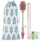 haakaa Goupillon Original Réutilisable 3 pièces pour Nettoyage - Rose