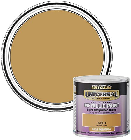 Rust-Oleum Universal Paint Metallic Gold 250ml, (RO1030401F1)