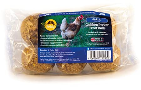 Feldy Chicken Pecker Treat Balls - Garlic Flavour