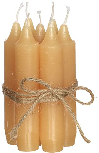 7-tlg. Set Kerzen H 11 cm (Honig)