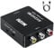 INF RCA auf HDMI Konverter, Cinch auf HDMI Adapter für Wii/PS2/PS3/PC/Xbox/SNES/N64/STB/VHS/VCR/DVD/Kamera, Unterstützt PAL/NTSC mit USB Kabel, Unterstützt 1080P 60Hz.