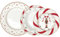 Easy Life Nutcracker Twist Schiaccianoci Servizio Tavola Piatti Set 18 Pezzi Porcellana Tavola di Natale