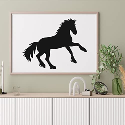 Schablone im Pferd Tier Größe: 33 x 46 cm v3 Design