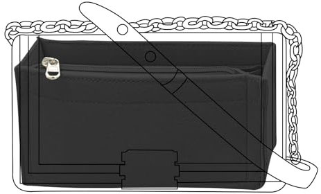 Lckaey Y094black-L Taschen-Organizer für Chanel Leboy Handtaschen Leboy Bag Organizer Einsatz