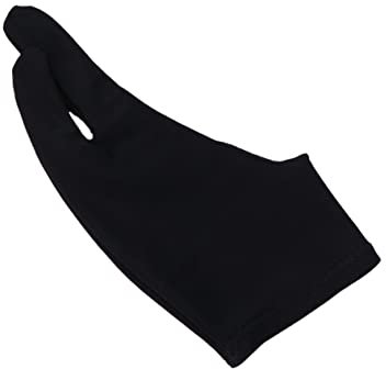 DOITOOL 2 Pcs Anti-fouling Drawing Glove for Sketch Two Finger Glove Graphic Tablet Glove Art Glove Sketch Gloves Pen Display Glove 2 Finger Gloves Writing and Drawing Arc