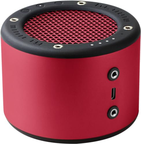 MINIRIG MRBT 4 - Altavoz portátil inalámbrico Bluetooth (Rojo)