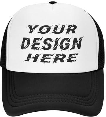 KYZMZC Custom Hats Personalisierter Hut Fügen Sie Bild, Text und Logo hinzu, um Ihren eigenen Hut zu entwerfen