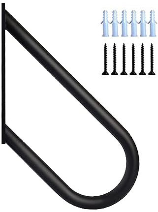 ZBIianxer Montaggio a parete Corrimano Outdoor Passaggio Presa Sicuro Corrimano per scale Maniglia Curvo per Anziani Donne Incinta Bambini Con Disabilità