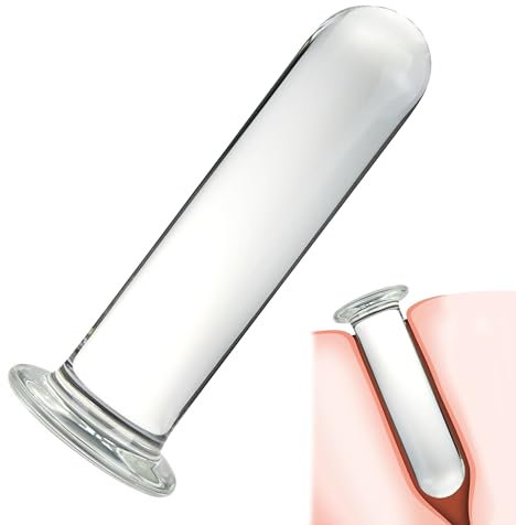 Tapón anal de cristal para principiantes, SM para masturbación, estimulador del punto G, juguete sexual para mujeres, hombres, parejas y solteros, dildos anales