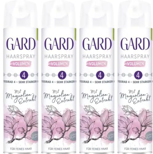 GAARRD Haarspray HALT 4 Volumen sehr stark 250 Mililiter, 4 er