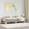 HOMEELIKE Tagesbett Ausziehbar 80x200 cm Massivholz Kiefer