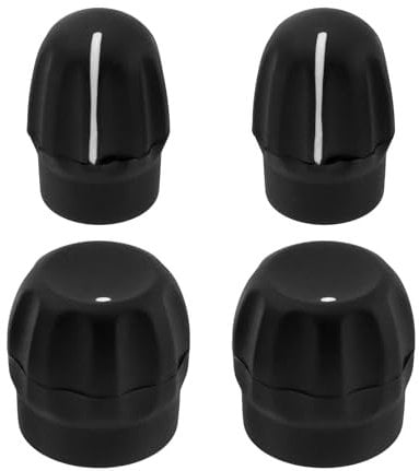 ECSiNG 2 Pair Two Way Radio Volume Knob + Channel Selector Knob Compatible with Motorola CP200 CP200D CP040 Pro5150 GP380 HT1250 CP150