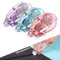 3 Pezzi Colla a Nastro Roller 10m x 8mm Roller Biadesivo Dispenser di Biadesivo Trasparente per Scrapbooking, Foto, Cartoline, Artigianato Scuola Ufficio(Rosa, Blu, Viola)
