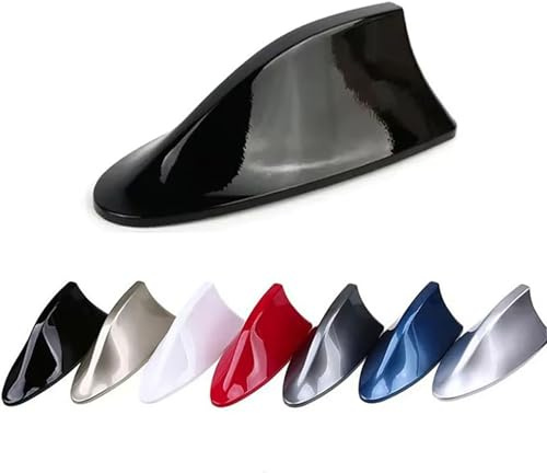 TGSPYXCH Voiture Antennes Aileron Requin pour Renault Clio V / 5 2019 2020 2021 2022 2023 2024 2025 Roof Antenna Réception Améliore Le Signal Radio Exterieur Accessoire,Blackstyle