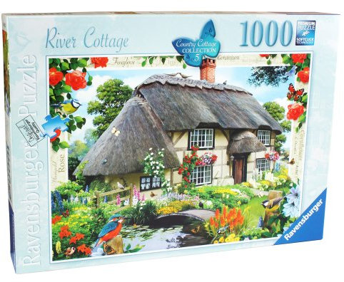Ravensburger Country Cottage Collection No.5 - River Cottage, 1000pc Jigsaw Puzzle