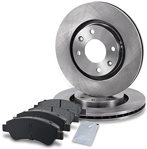 BESTPRICE Bremsenset Vorderachse inkl. Bremsscheiben Belüftet Ø 266 mm + Bremsbeläge vorne