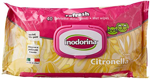 Inodorina Les lingettes inodorines rafraîchissent la citronnelle, 40 unités (SalvietTECITRONELLA) Cranberry Baby