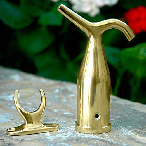 Pole Hook & Holder - For Sash Window loft attic skylight, Compatible with VELUX® Roof Windows- Polised Brass