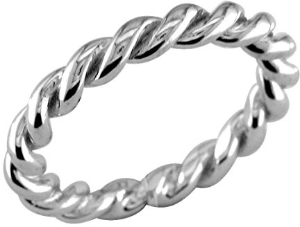 Sziro Stackable Rope Rings - 925 or SS Sterling-Silber keine Angabe