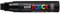 Uni Posca 17mm Chisel Tip PC-17K - Color: Black