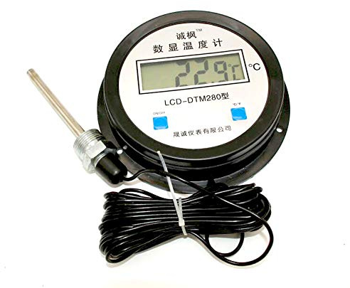 Hoher Präzisions Digital Thermometer mit Sonde Digital Wasserzähler Temperatur Messgerät 10m Kabel
