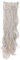 SEGO Clip in Extensions Haarverlängerung Haarteil 8 Tressen wie Echthaar gewellt Aschblond Mix Silbergrau 24(61cm)