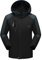 donhobo Softshelljacken Herren Funktionsjacke Wasserdicht Atmungsaktiv Wandern Mantel Outdoor Jacke Ski Regenmantel (Schwarz, L)