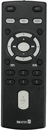 VINABTY RM-X151 Auto/Boot Audio-Fernbedienung für Sony Auto DVD CDX-F5000 CDX-gt410ui CDX-gt310 CDX-gt510 CDX-RA700 MEX-1GP Cdx-gt51w CDX-gt610ui Cdx-gt41uw Cdx-gt31w CDX-GT560S