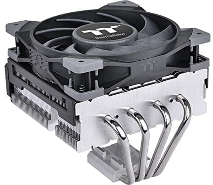 Thermaltake TOUGHAIR 110 140W TDP Top Flow CPU Cooler, 120mm 2000RPM High Static Pressure PWM Fan with High Performance Copper Heat Pipes CL-P073-AL12BL-A