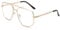 Long Keeper Sonnenbrille Herren Pilotenbrille - Retro Sonnenbrille Groß Unisex, 70er Sechseckige Piloten Sonnenbrille Herren Damen Quadratisch Metallrahmen für Männer Frauen 60 MM