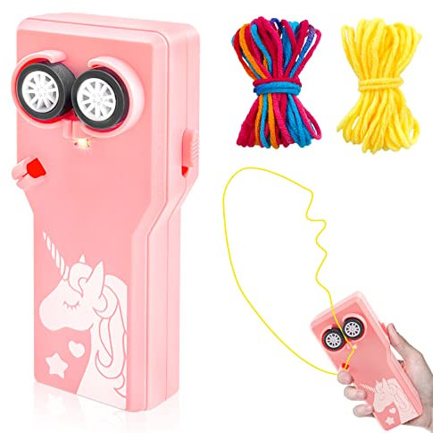 Sunshine smile Rope Launcher,Lanceur De Corde Hélice,Propulseur De Lanceur De Corde,Jouet Interactif en Forme de Chat Flottant,Jouets De Décompression