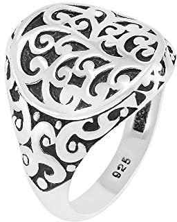 Anello in argento 925 con albero della vita, anello in argento Sterling 925, anello in argento Sterling 925, anelli in argento sterling 925, anelli in argento 925 da donna