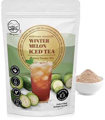 Winter Melon Bubble Iced Tea Instant Powder Mix - 1kg (33 Drinks) | For Iced Tea, Boba Tea, Ice Blended Smoothies and Sorbet | Authentic Taiwan Recipe | Zero Fat, No Preservatives by Moriyama Teahouse