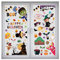 XPOOP Halloween Decorazione da Parete, Sticker e Vetrofanie per Finestre, Adesivi Riutilizzabili per Festa, Accessori