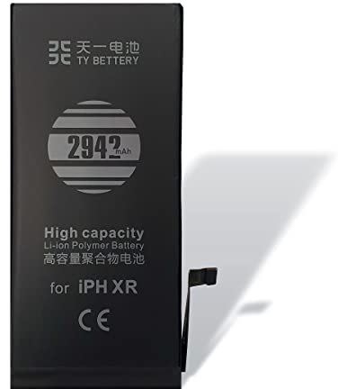 [TY BETTERY] Akku Batterie kompatibel mit iPhone XR | 2942 mAh | A1984, A2105, A2106, A2108 | 24 Monate Garantie