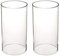 Glass Hurricane Candle Holder, Glass Pillar Candle Holder, Open Ended Hurricane Glass Cylinder 9.5 cm x 15.2 cm