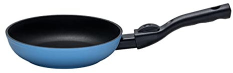 Kelomat, 3520-328, Bratpfanne, BLUE CLICK, 20 cm Durchmesser, rund, ThermoStabilboden, abnehmbarer Griff, Qualitäts-Antihaft-Versiegelung, LBH 40x20.8x8cm, 0.79kg